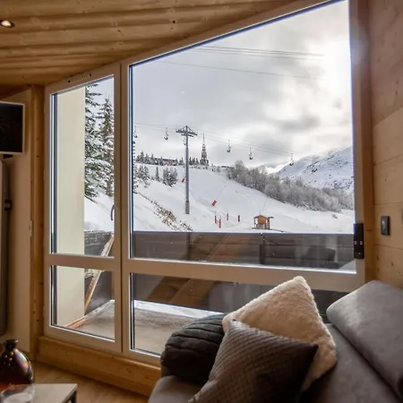 Duplex Cosy Au Pied Des Pistes & Vue Montagne Menuires-location *